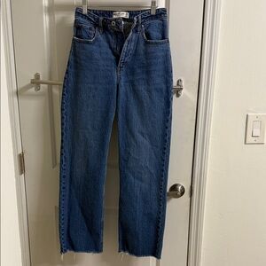 Abercrombie & Fitch Blue Denim High-Rise Jeans
